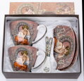 Porcelánový set  Alfons Mucha 