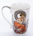 Porcelánový hrnček Alfons Mucha 