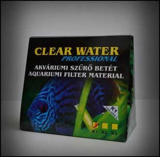  SZAT Clear Water Original  K1 a 150l-250l méret 13x13cm +Protein Filter Technologi! 