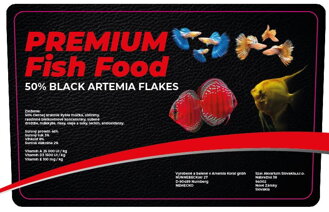 Lemezes 50% fekete artemia tartalomal