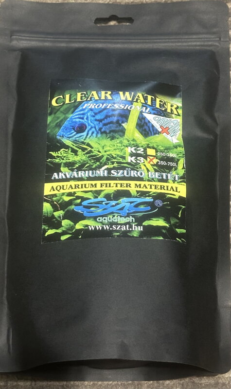 SZAT Clear Water Original PLUS K3 a 350l -600l méret 19x19cm  +Protein Filter Technologi!